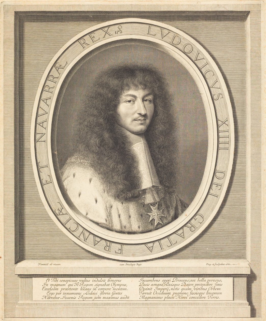 Ludvig 14. af Robert Nanteuil