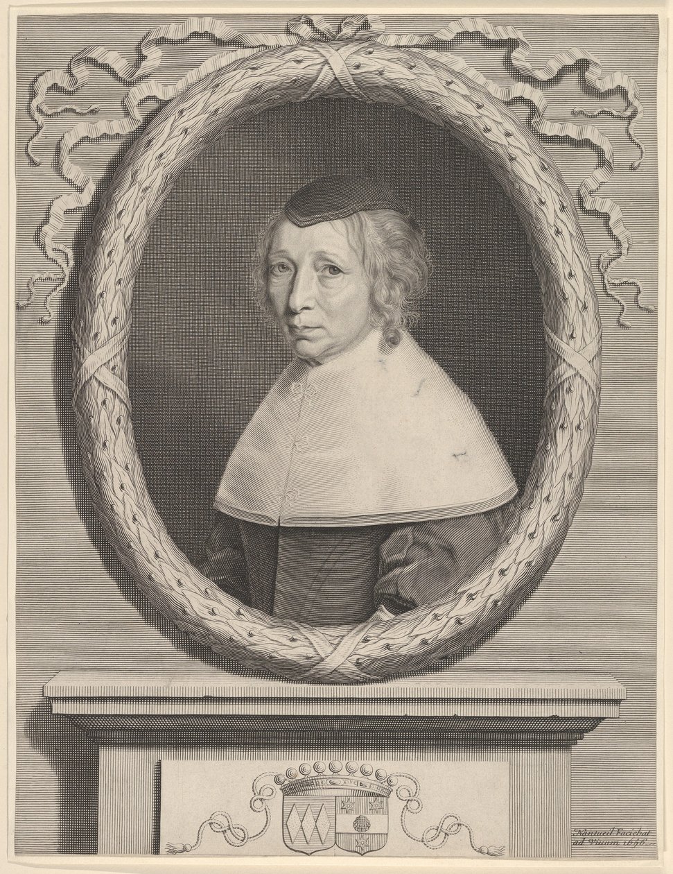 Madame Bouthillier Marie de Bragelogne, 1656. af Robert Nanteuil