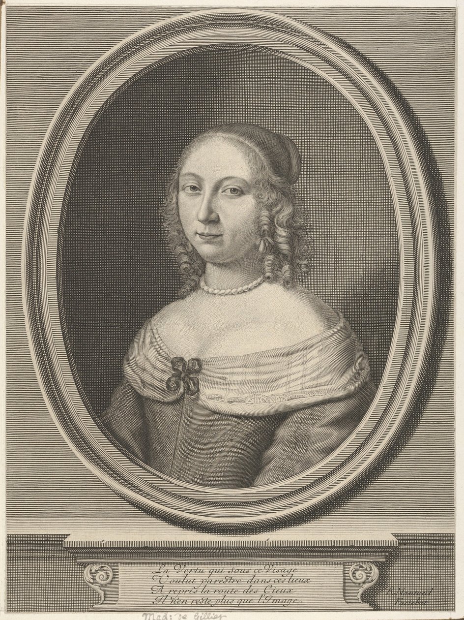 Madame de Gillier (Marie Jolly) af Robert Nanteuil
