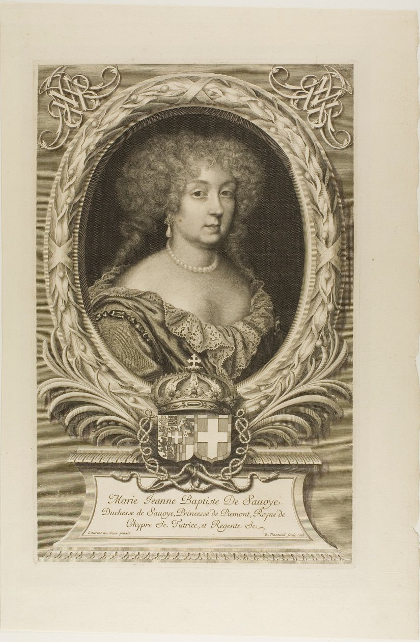 Marie Jeanne Baptiste de Savoye af Robert Nanteuil