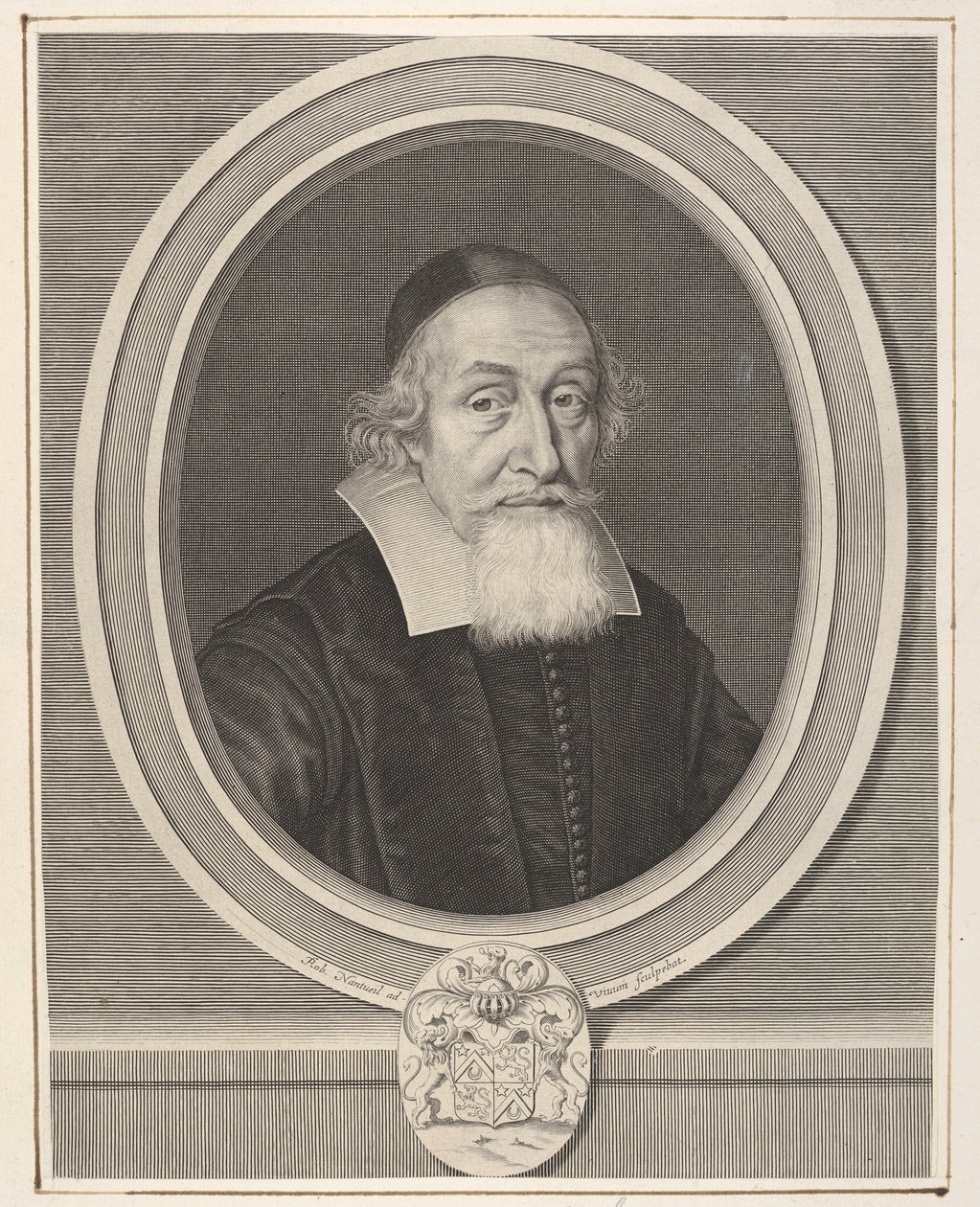 Mathieu Molé, ca. 1653. af Robert Nanteuil