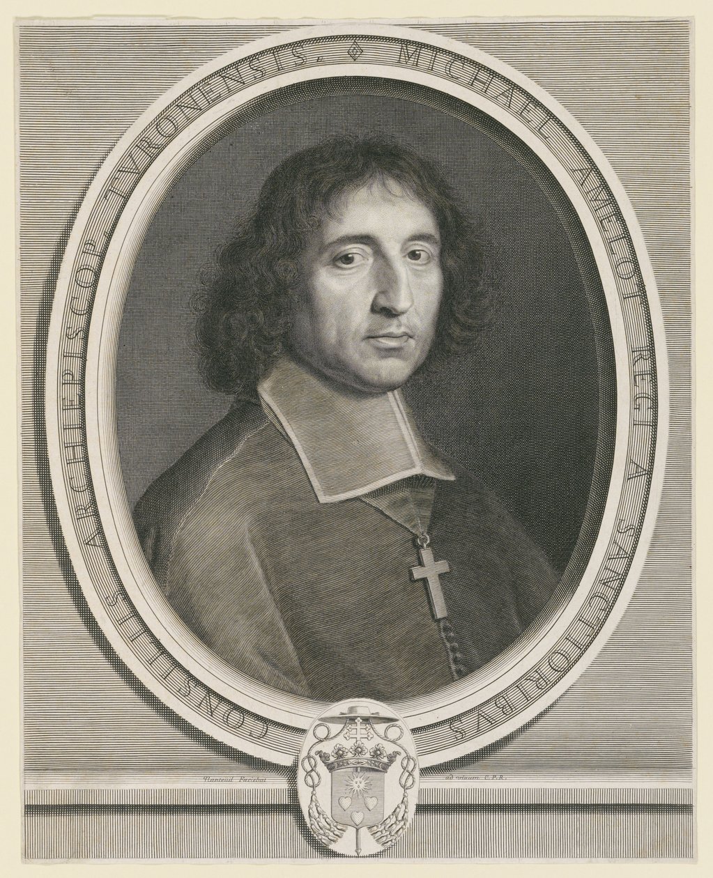 Michel Amelot, ærkebiskop af Tours af Robert Nanteuil