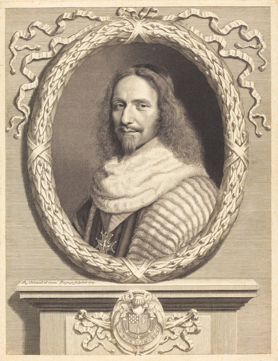 Nicholas Potier de Novion af Robert Nanteuil