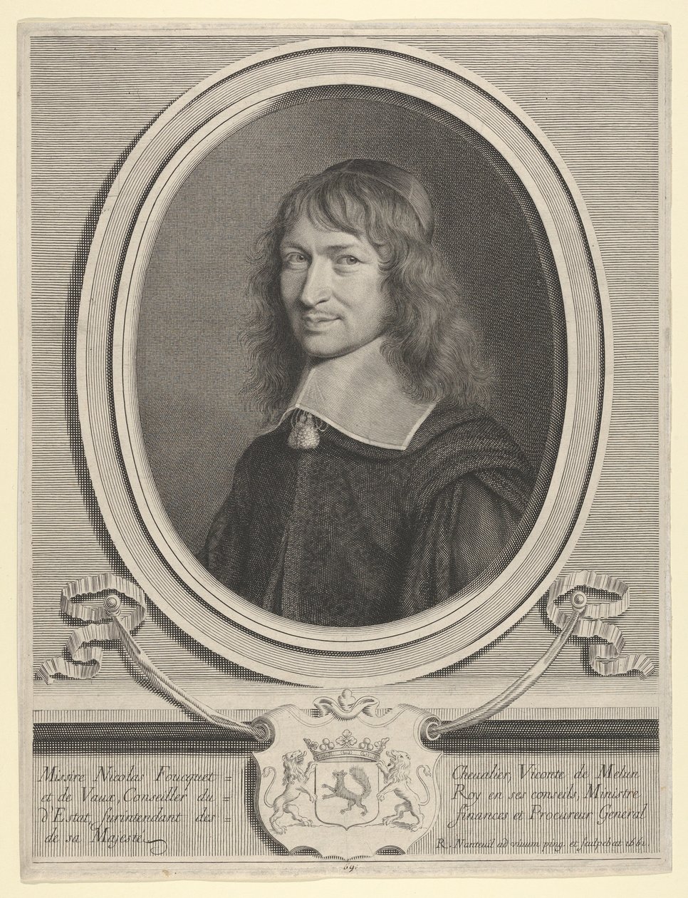 Nicholas Fouquet, 1661. af Robert Nanteuil