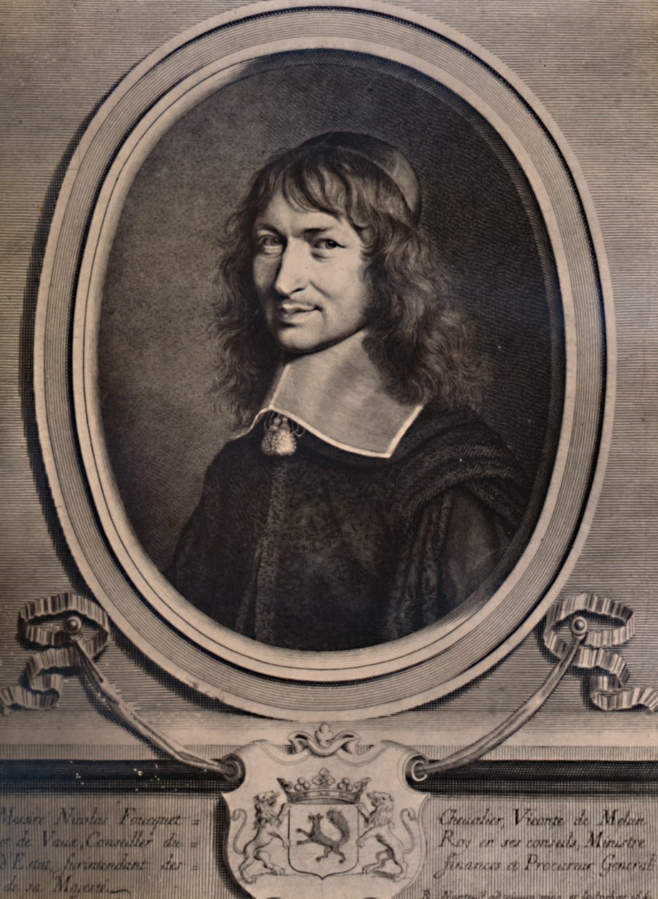 Nicolas Fouquet, finansminister for Louis XIV af Frankrig, 1600-tallet 1894 af Robert Nanteuil