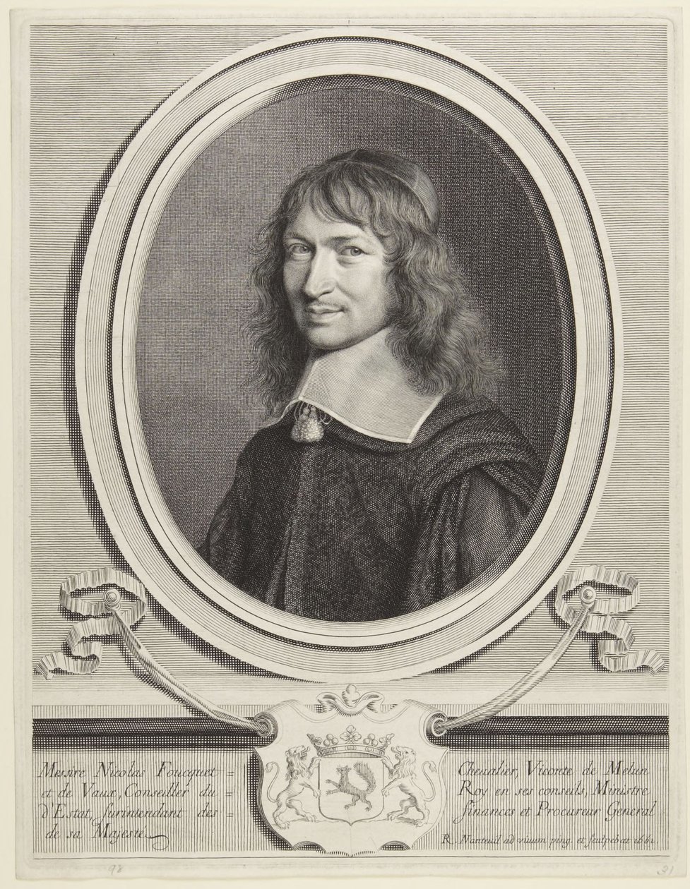 Nicolas Fouquet, vicomte af Melun og Vaux af Robert Nanteuil