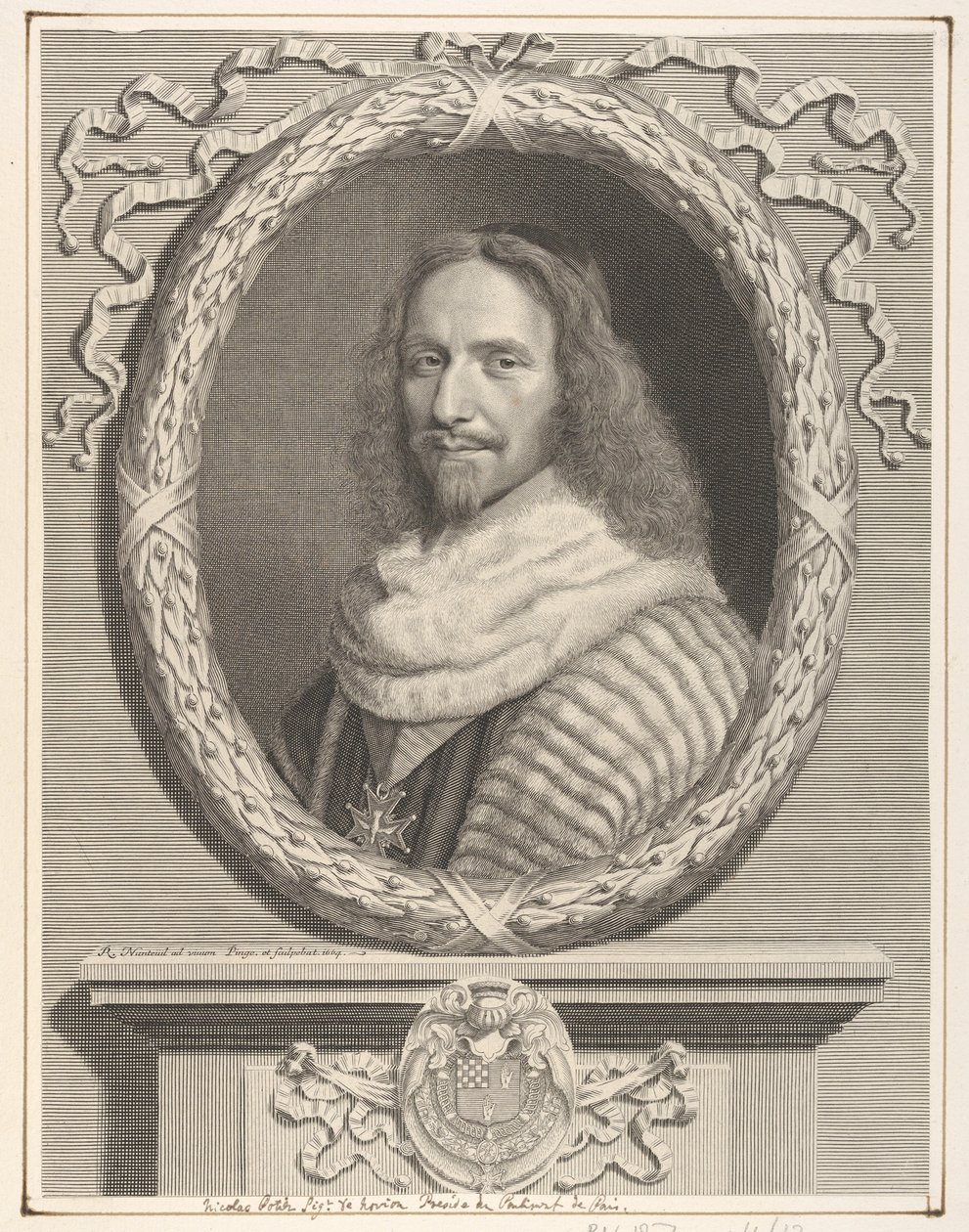 Nicolas Potier de Novion af Robert Nanteuil