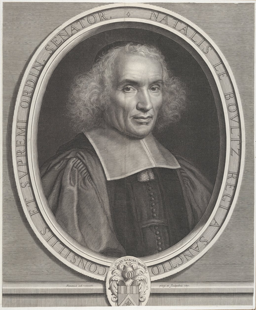 Noel Le Boultz, ca. 1671. af Robert Nanteuil