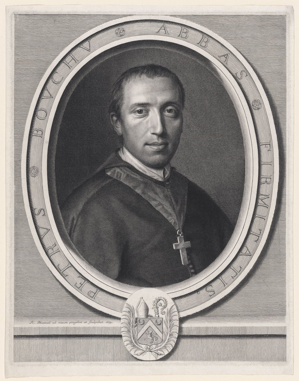Pierre Bouchu, abbed for La Ferté, senere for Clairvaux af Robert Nanteuil