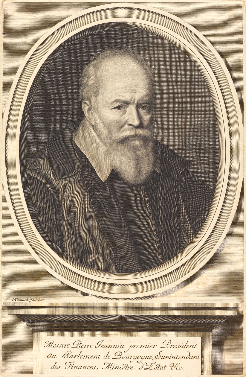 Pierre Jeannin af Robert Nanteuil