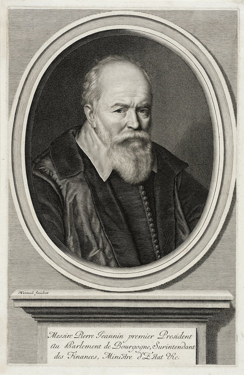 Pierre Jeannin af Robert Nanteuil