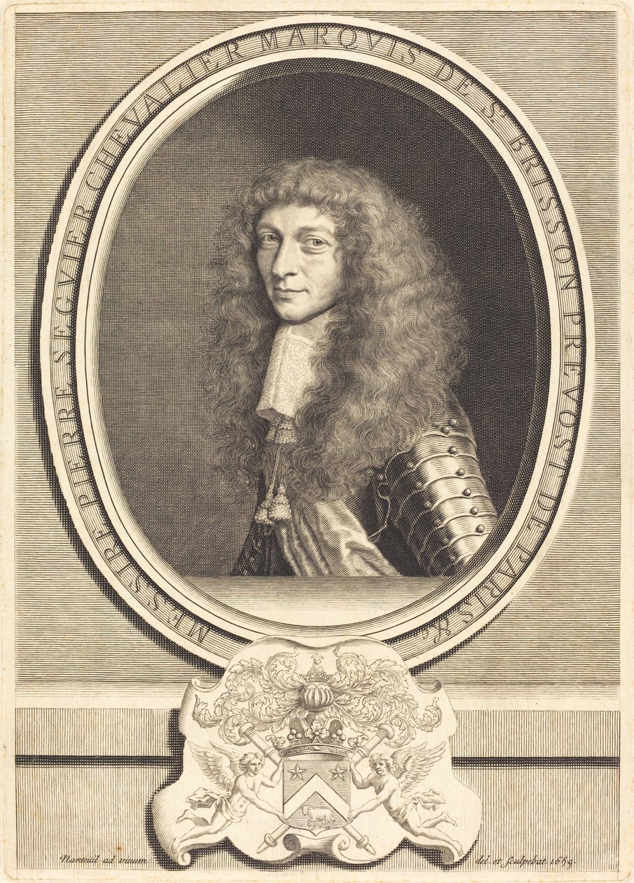 Pierre Seguier, Marquis de Saint-Brisson af Robert Nanteuil