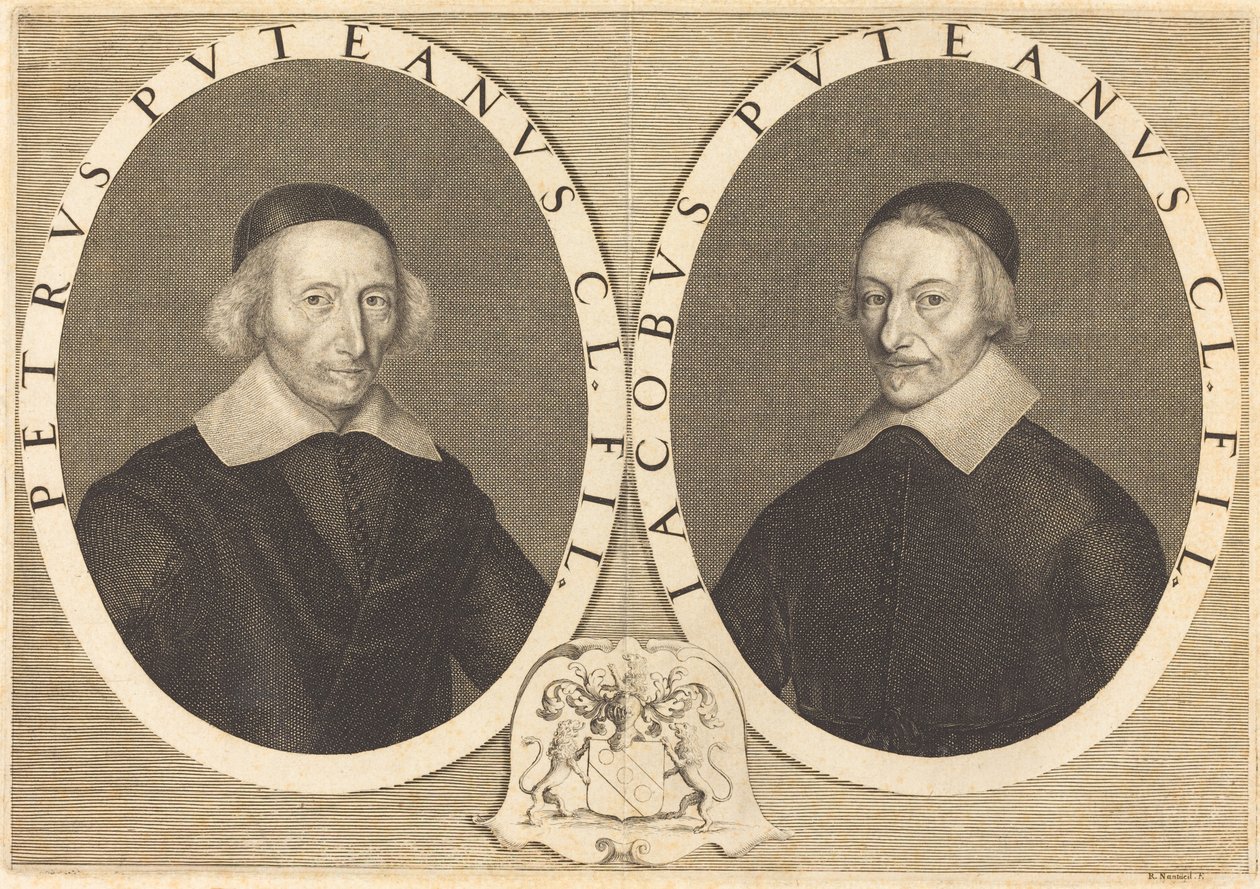 Pierre og Jacques Dupuy af Robert Nanteuil