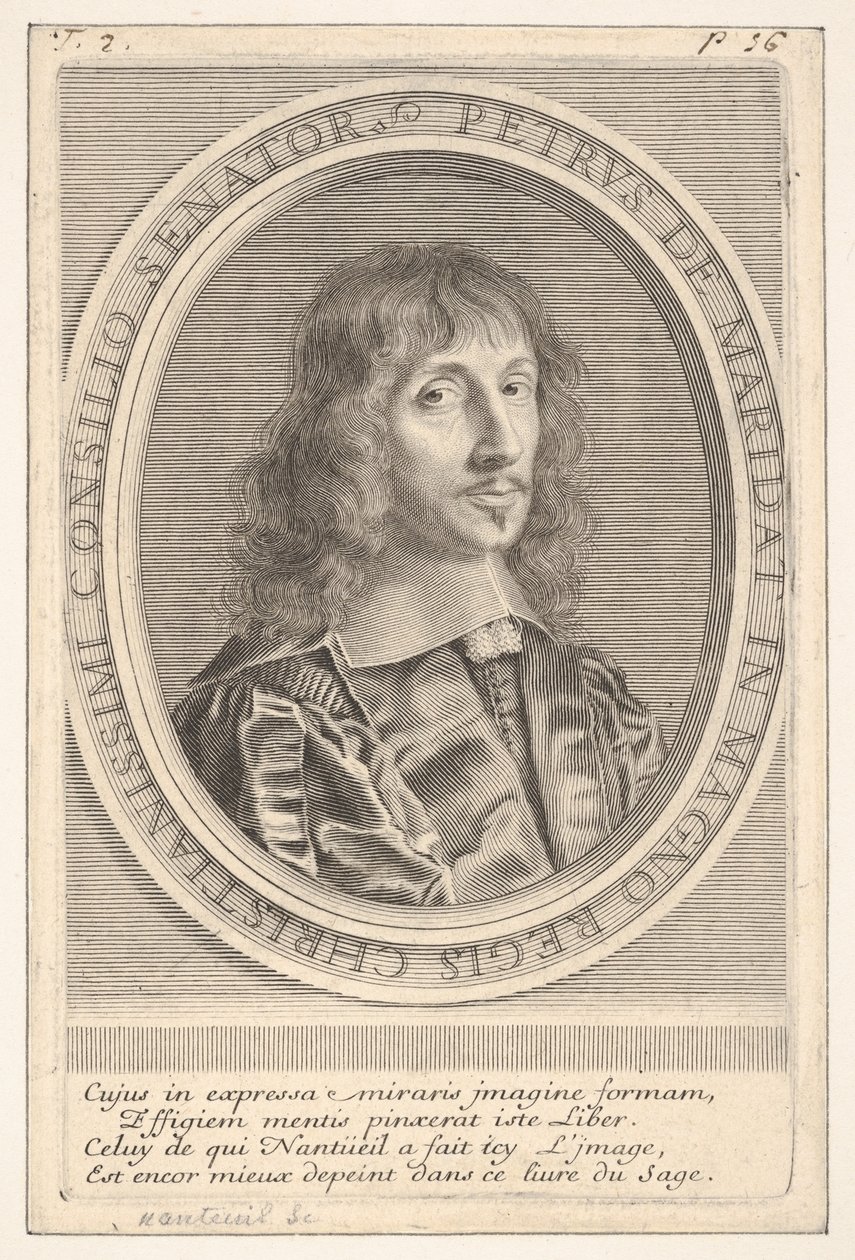 Pierre da Maridat, ca. 1653. af Robert Nanteuil