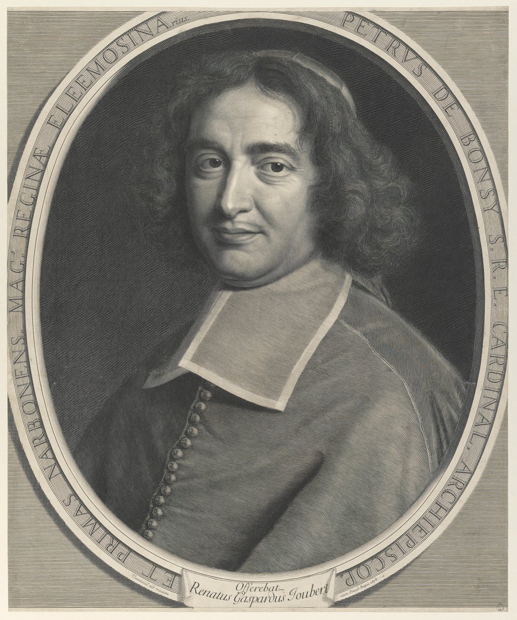 Pierre de Bonzi, kardinal, ærkebiskop af Narbonne (kardinal, ærkebiskop af Narbonne) af Robert Nanteuil