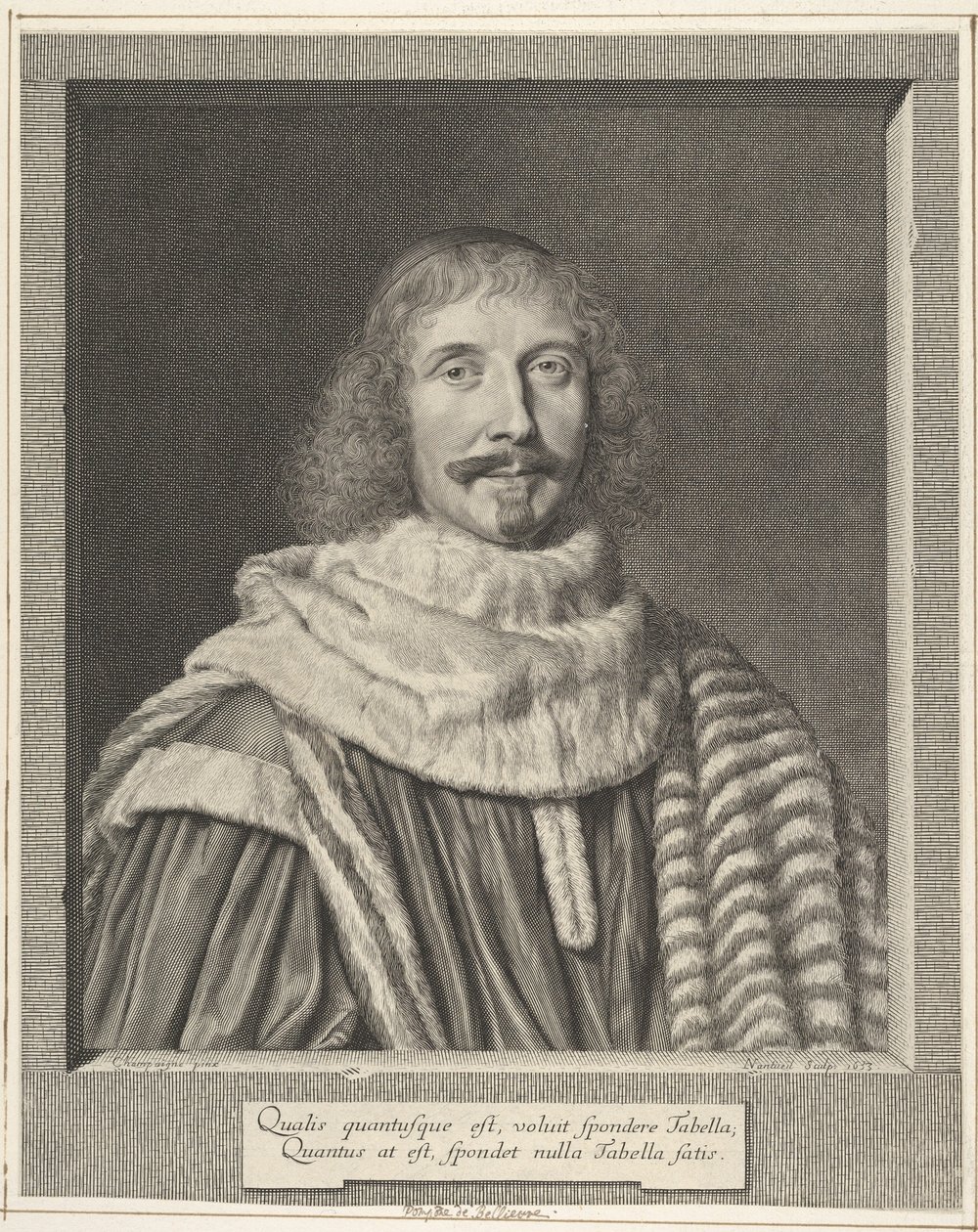 Pompone II de Bellièvre af Robert Nanteuil