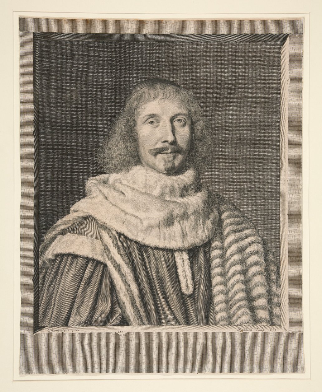 Pomponne de Bellièvre (1606-1657), første præsident for parlamentet i Paris af Robert Nanteuil
