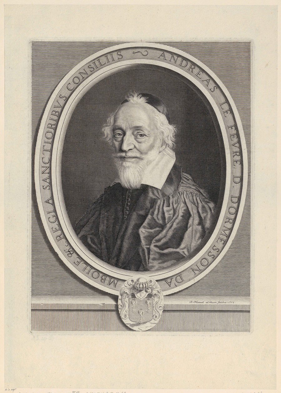 Portræt af André Le Fèvre d