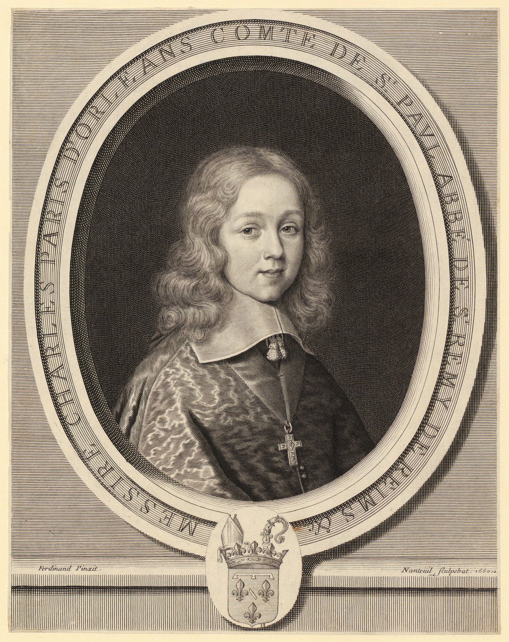 Portræt af Charles-Paris d