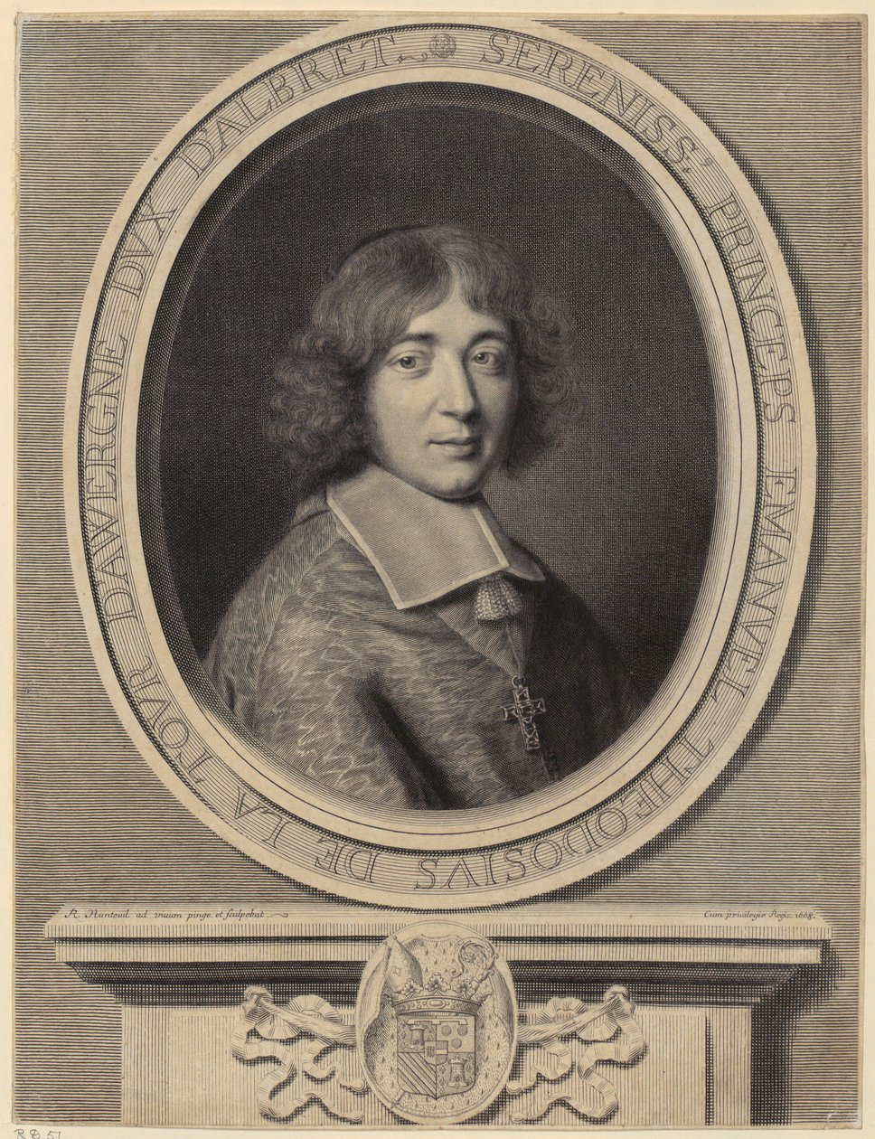 Portræt af Emmanuel-Théodose de La Tour d