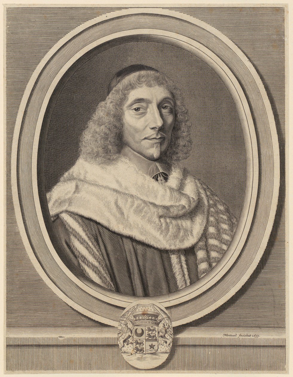 Portræt af Jean-Antoine de Mesmes af Robert Nanteuil