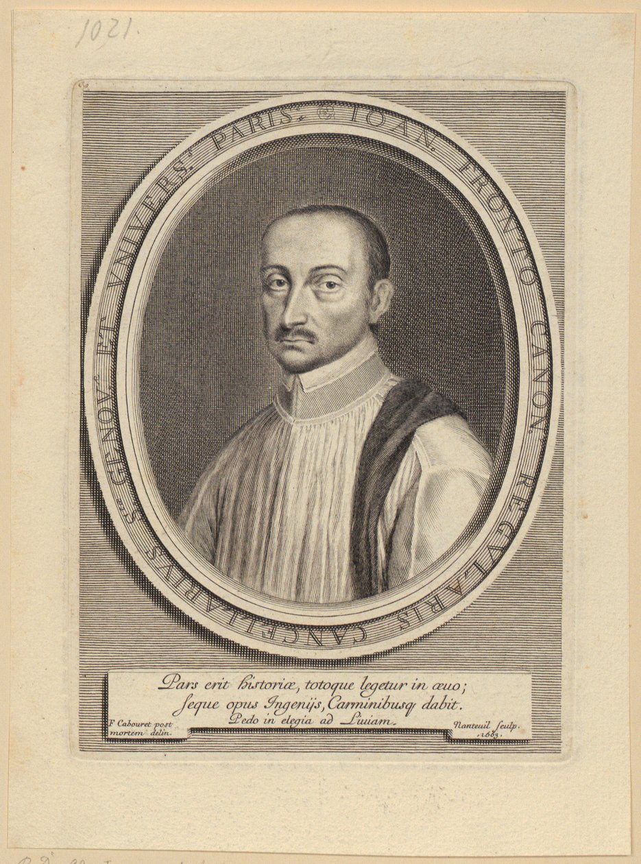 Portræt af Jean Fronteau af Robert Nanteuil