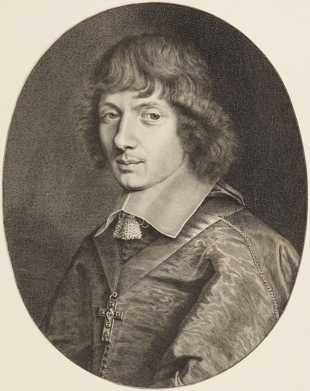 Portræt af François de Clairmont-Tonnerre af Robert Nanteuil
