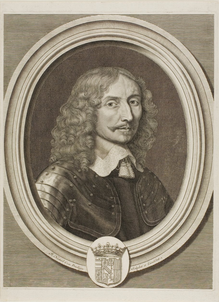 Portræt af Henri de Lorraine, hertug af Mouy af Robert Nanteuil