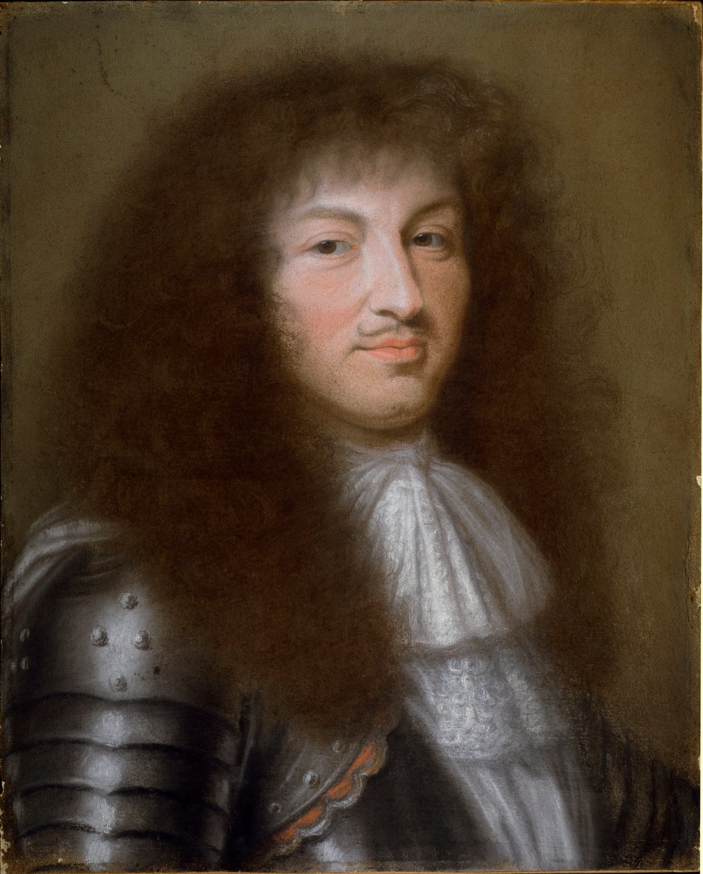Portræt af kongen af Frankrig Ludvig XIV af Robert Nanteuil