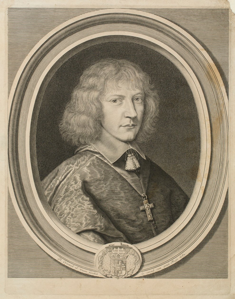 Portræt af Henrik 2. af Savoyen-Nemours af Robert Nanteuil