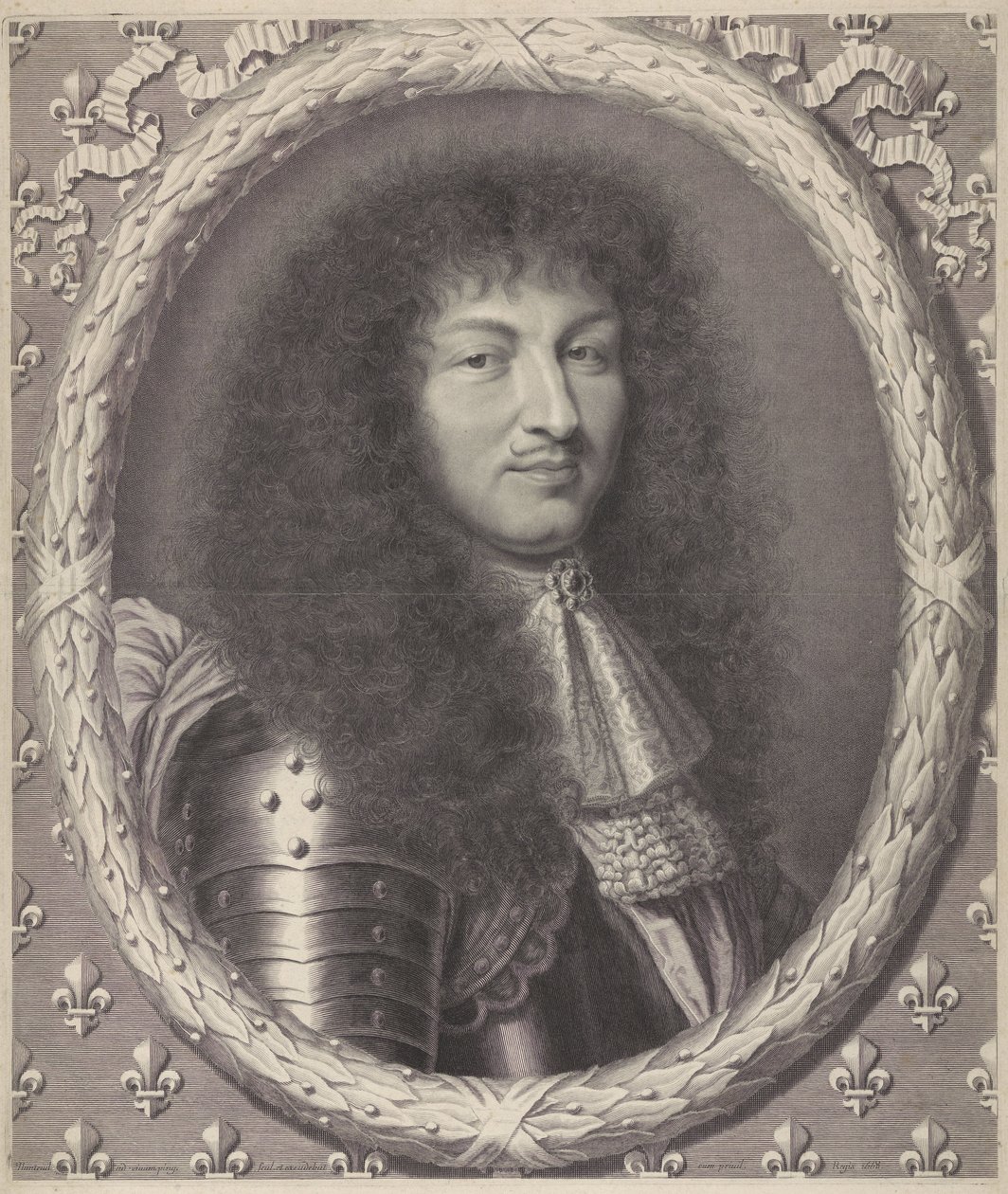 Portræt af Louis XIV, konge af Frankrig af Robert Nanteuil