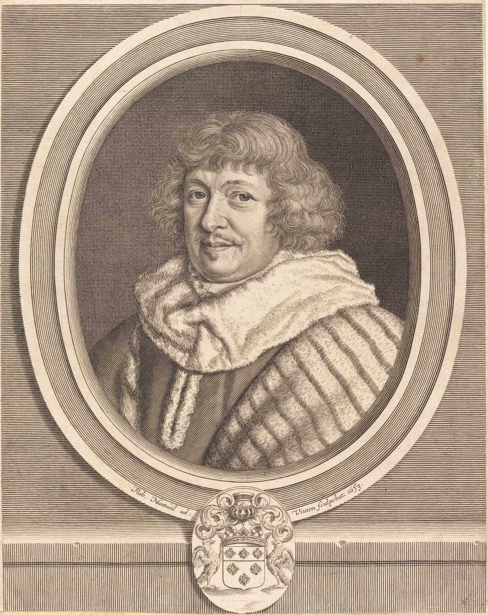 Rene, Marquis de Maisons af Robert Nanteuil