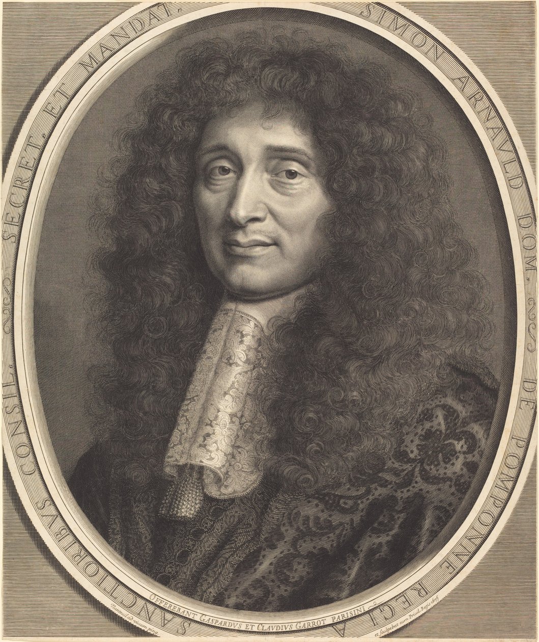 Simon Arnauld, markis de Pomponne af Robert Nanteuil