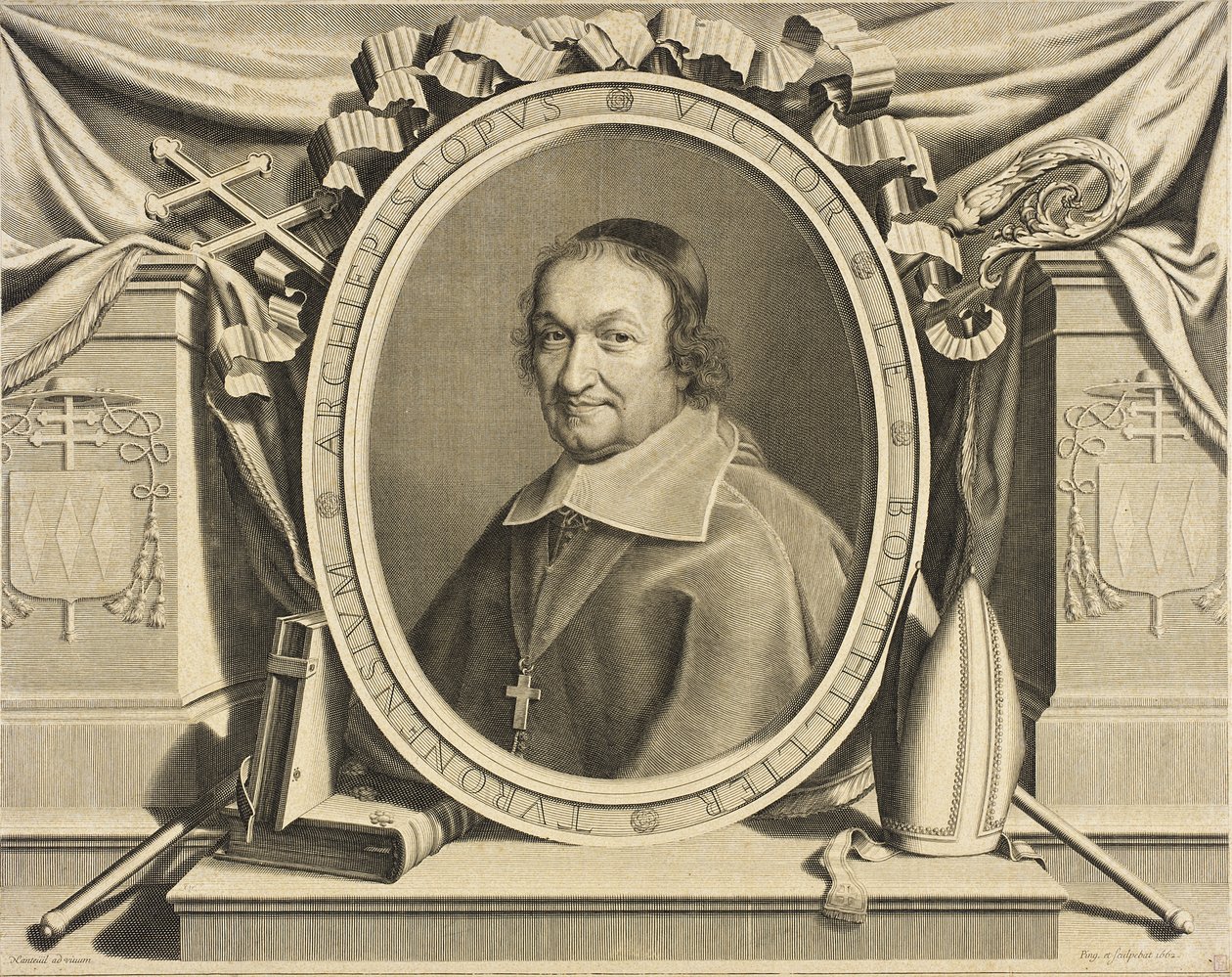 Victor Bouthillier, ærkebiskop af Tours af Robert Nanteuil