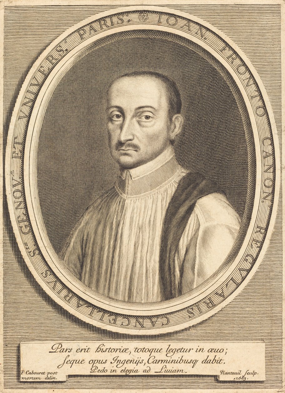 Jean Fronteau af Robert Nanteuil after F. Cabouret