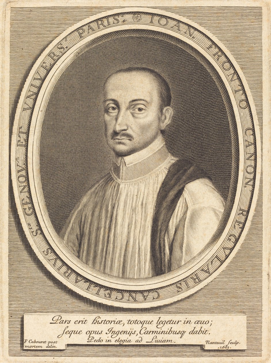 Jean Fronteau af Robert Nanteuil after F. Cabouret