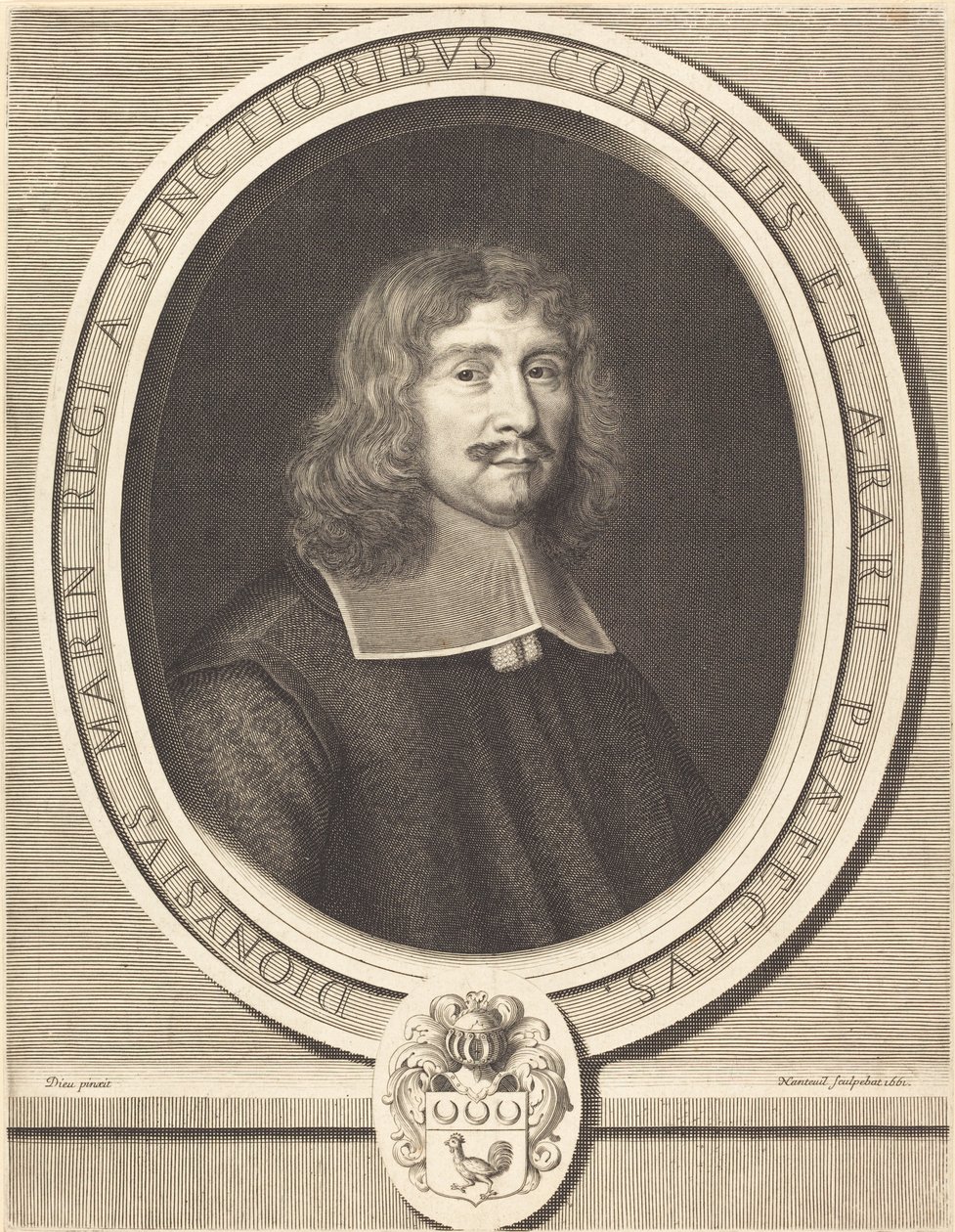Denis Marin af Robert Nanteuil after Jean de Dieu