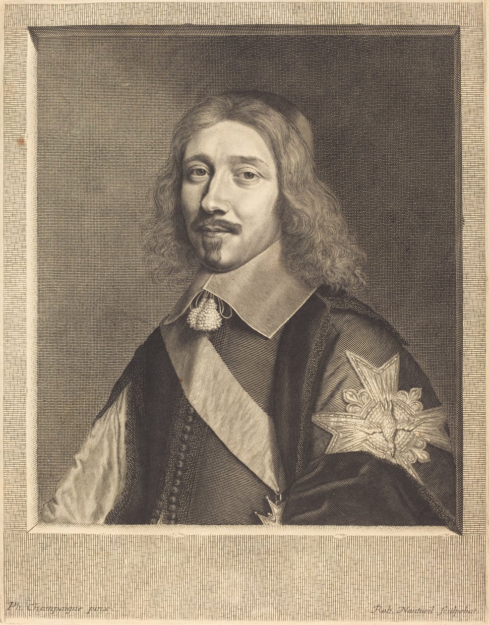 kansler Michel Le Tellier af Robert Nanteuil after Philippe de Champaigne