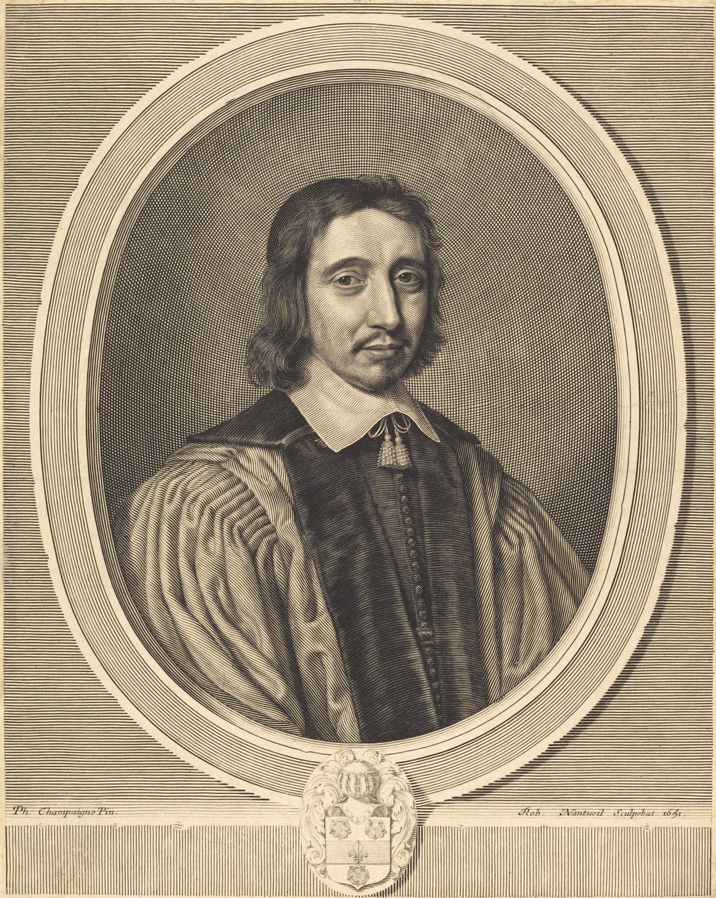 Charles Benoise af Robert Nanteuil after Philippe de Champaigne
