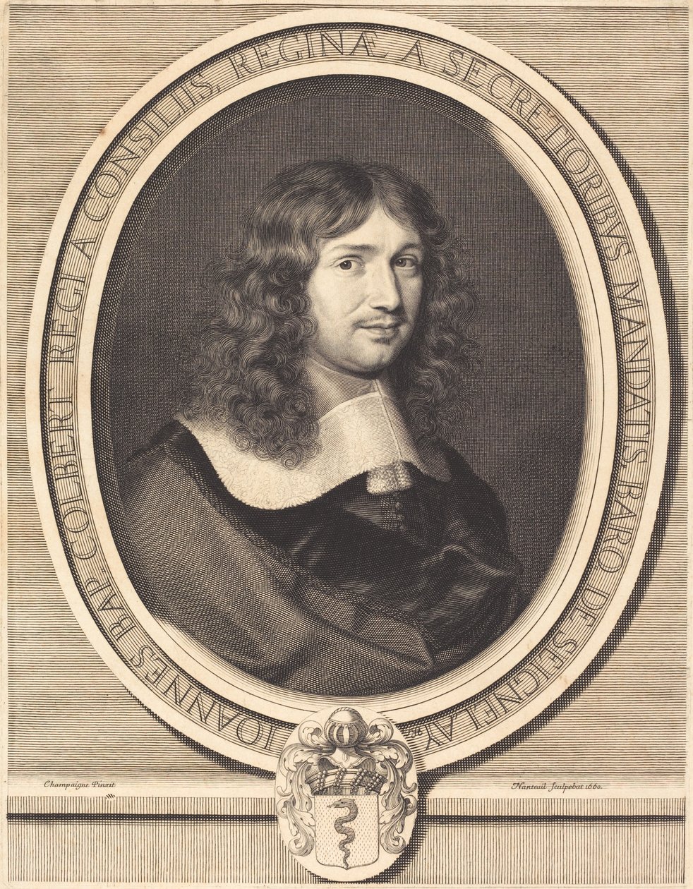 Jean-Baptiste Colbert af Robert Nanteuil after Philippe de Champaigne