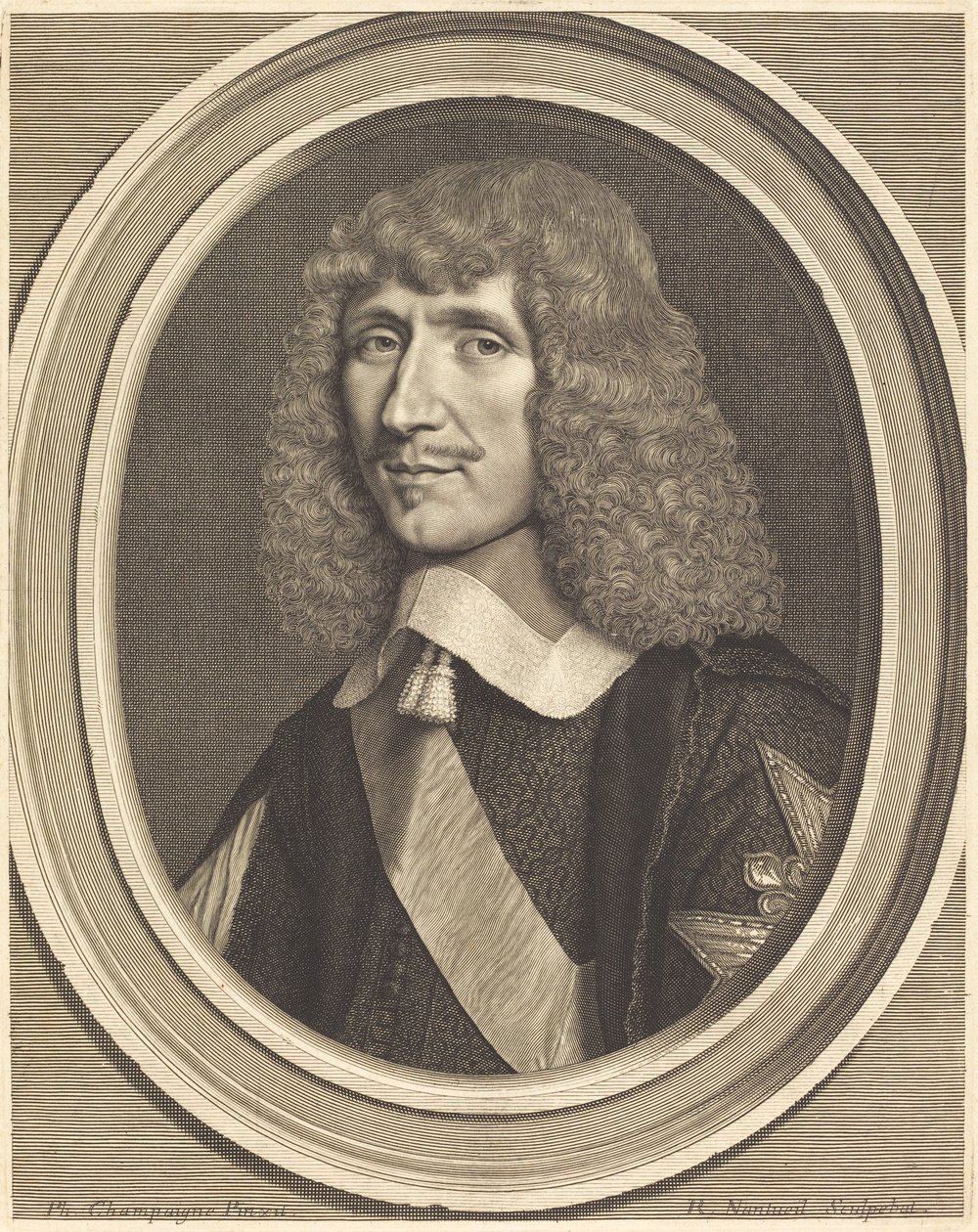 Leon-Bouthillier, greve af Chavigny af Robert Nanteuil after Philippe de Champaigne