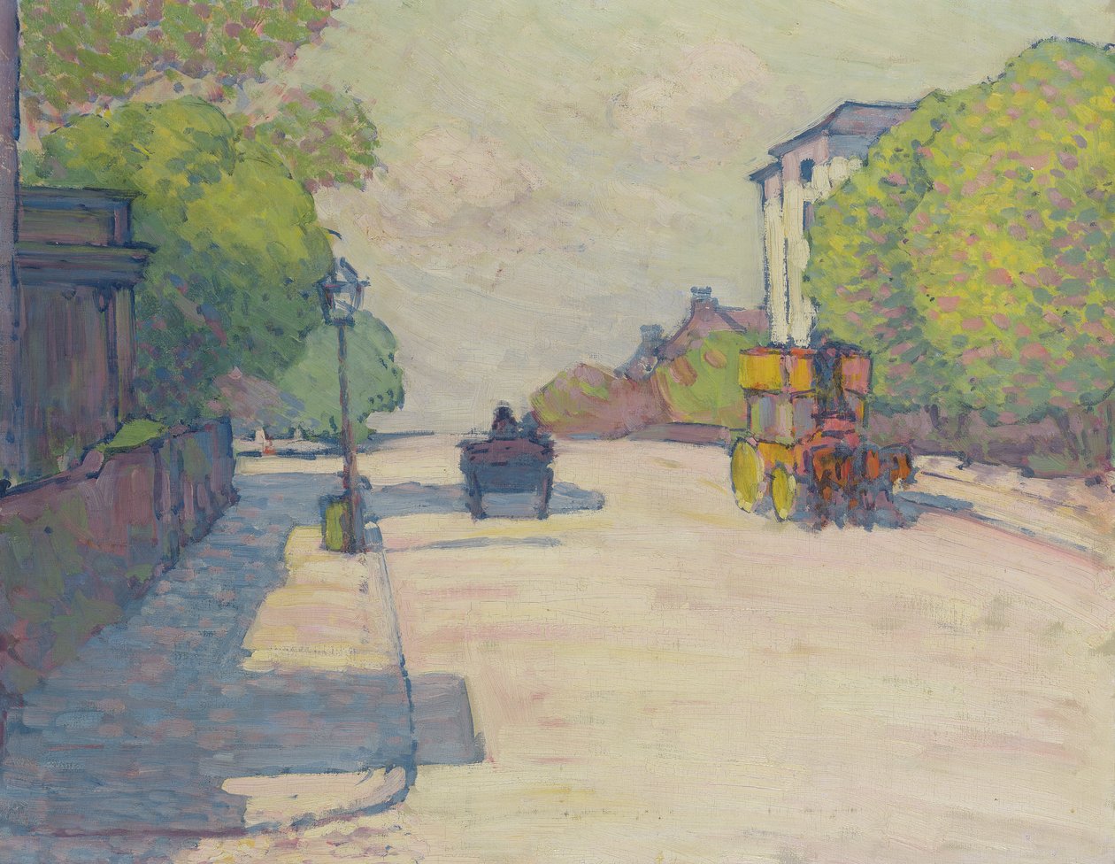 Adelaide Road i sollys, 1910 af Robert Polhill Bevan