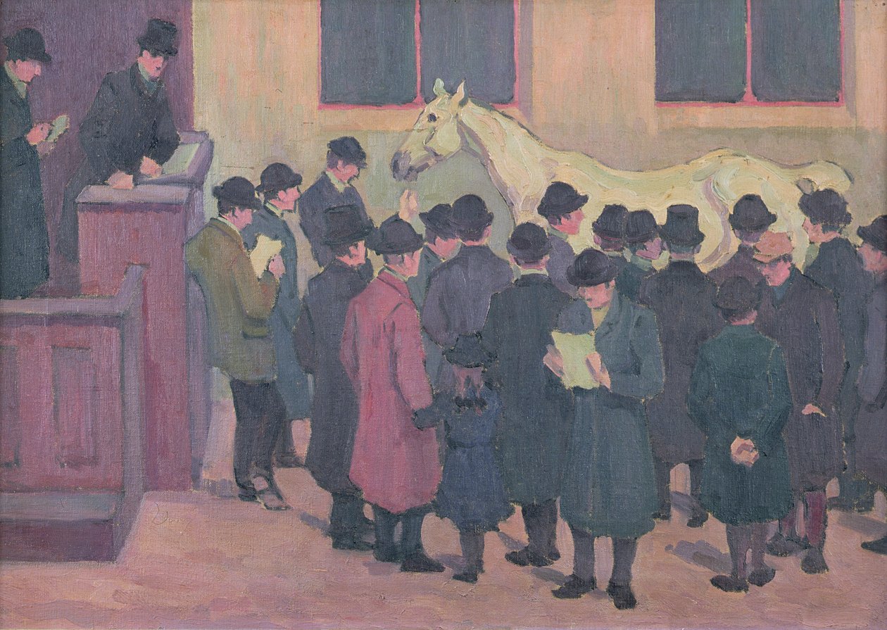 Hestesalg på Barbican (se også 10003) af Robert Polhill Bevan