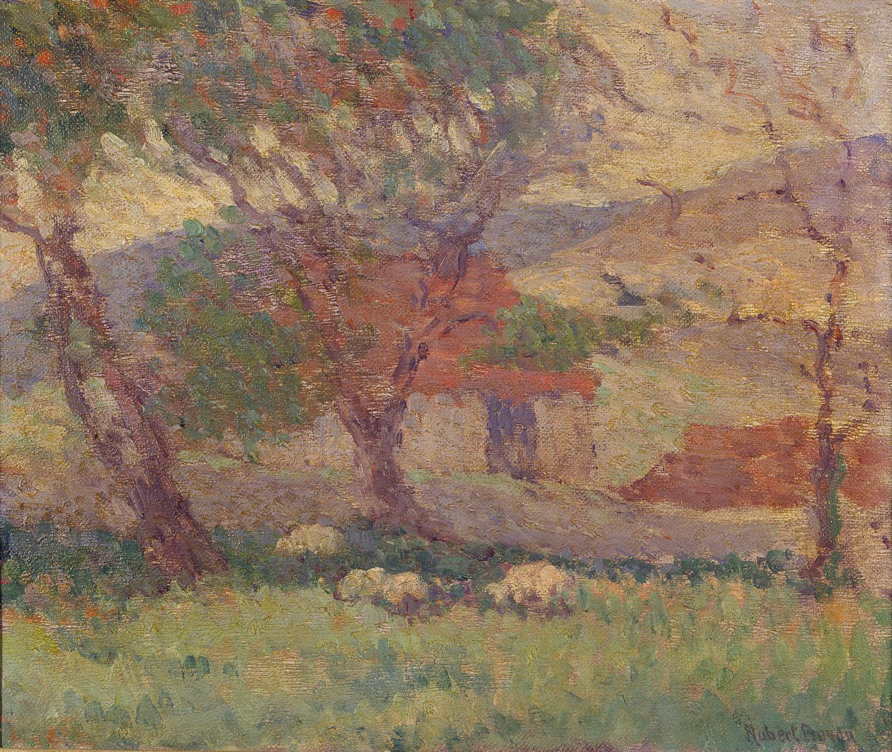 I Downs nær Lewes, 1906 af Robert Polhill Bevan