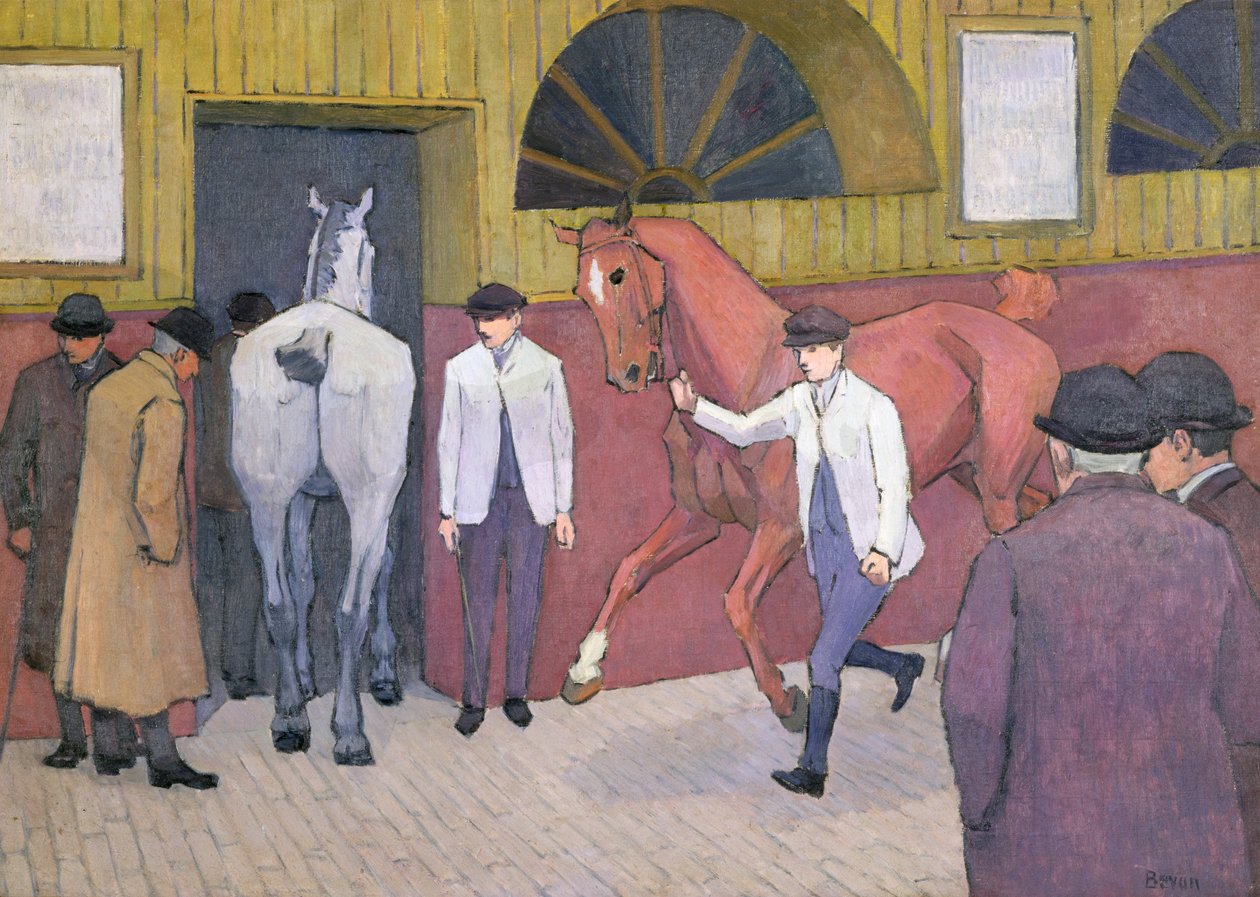 Horse Mart af Robert Polhill Bevan