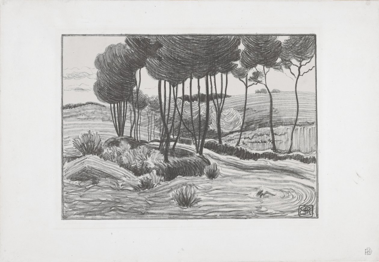 Poplerne af Robert Polhill Bevan