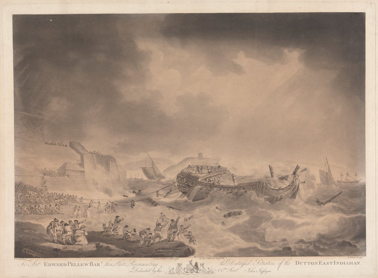 Dutton East Indiamans nødsituation af Robert Pollard