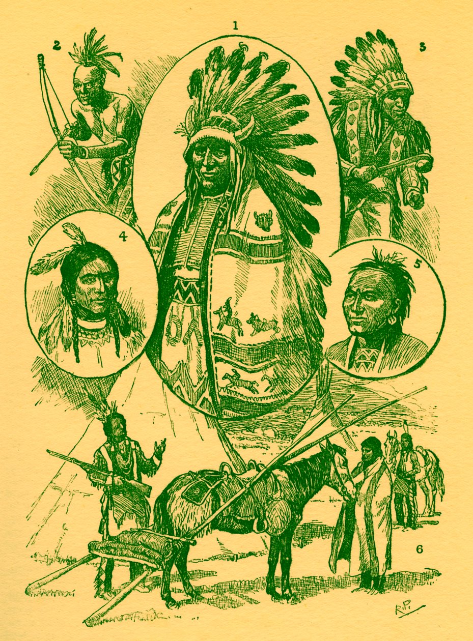 Amerikanske indianere i det 19. århundrede af Robert Prowse