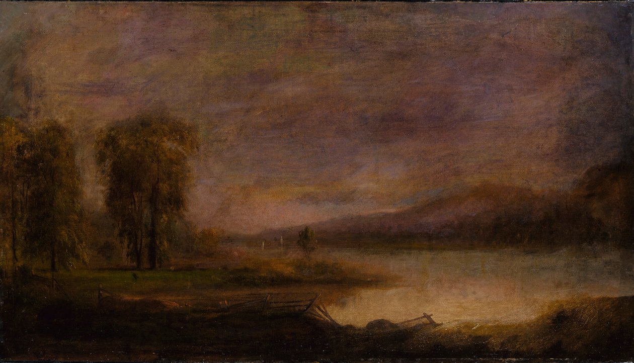 Landskab med sø af Robert S. Duncanson