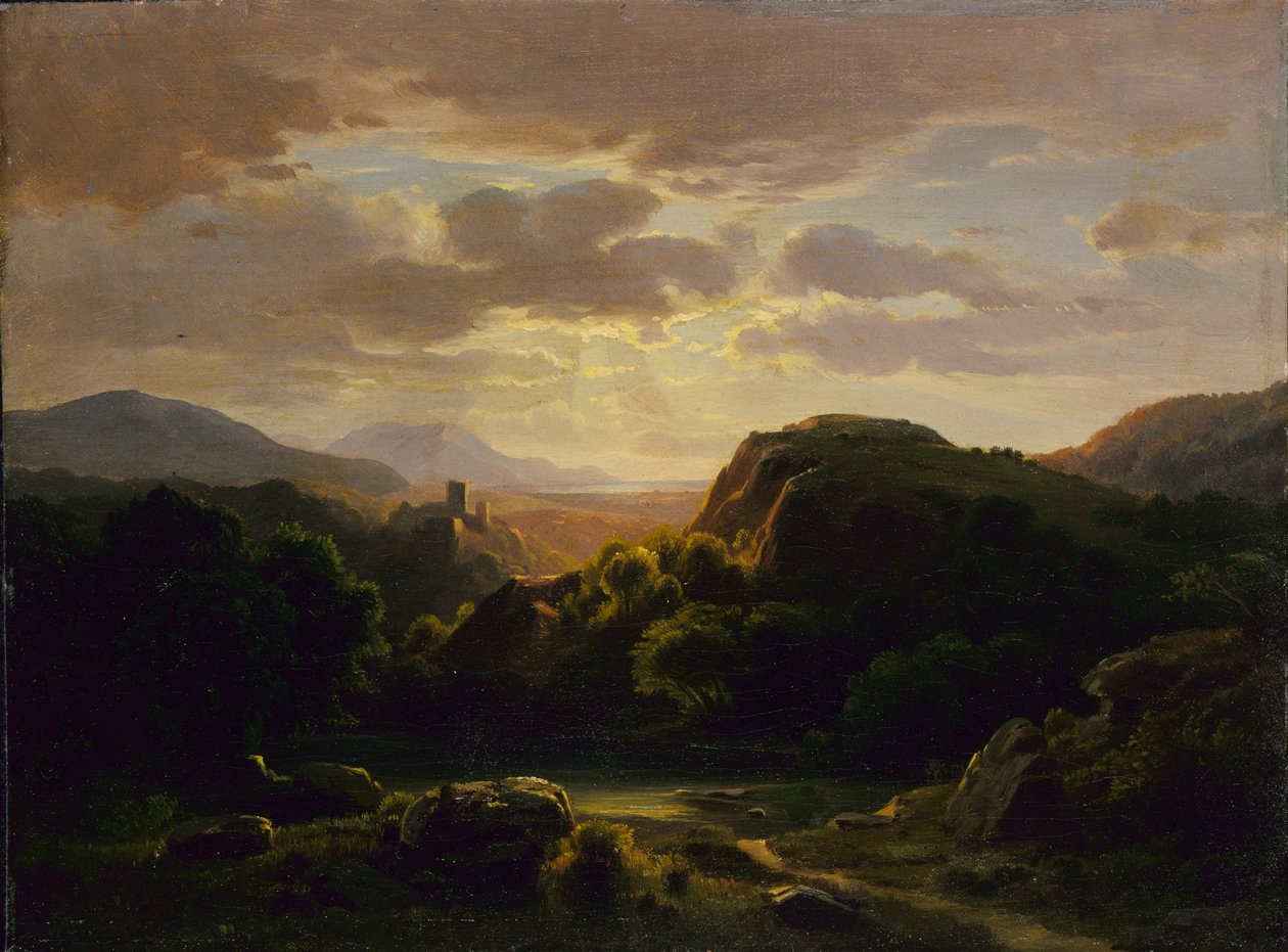 Erindringer om en scene nær Auerbach af Robert S. Duncanson